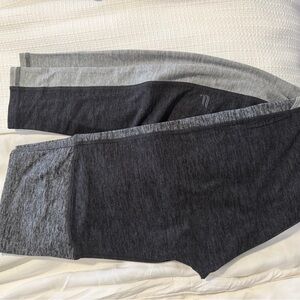 Fabletics Gray and Black Leggings